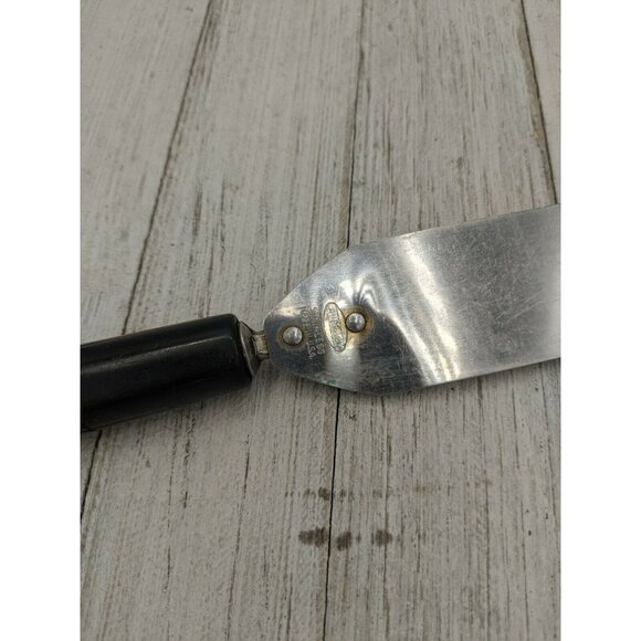 Androck Black Handle Icing Spreader Dessert Spatula 11 1/4" - Picture 4 of 8